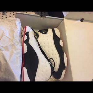 He got game Jordan 13s
